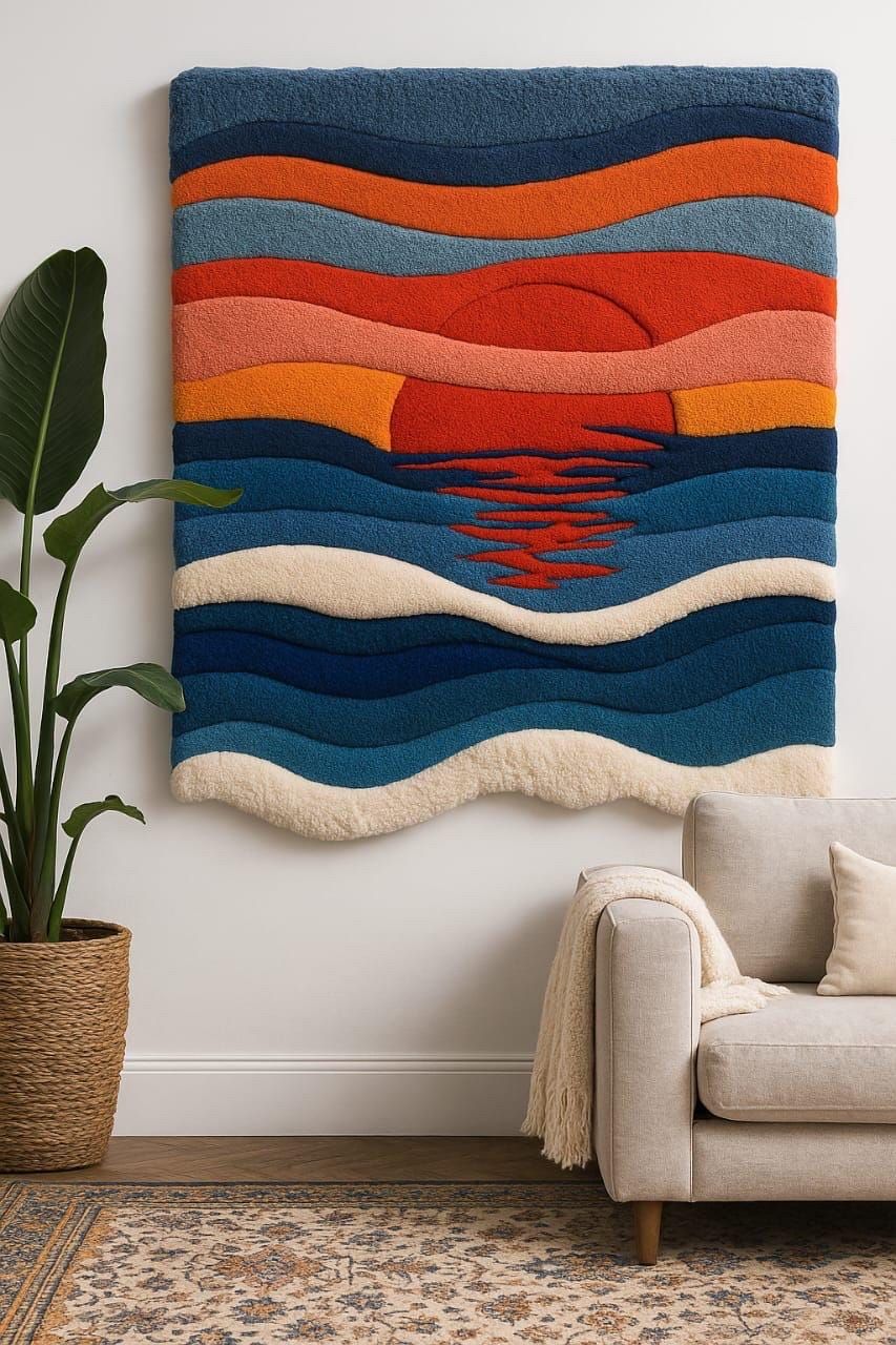 Alfombra de atardecer